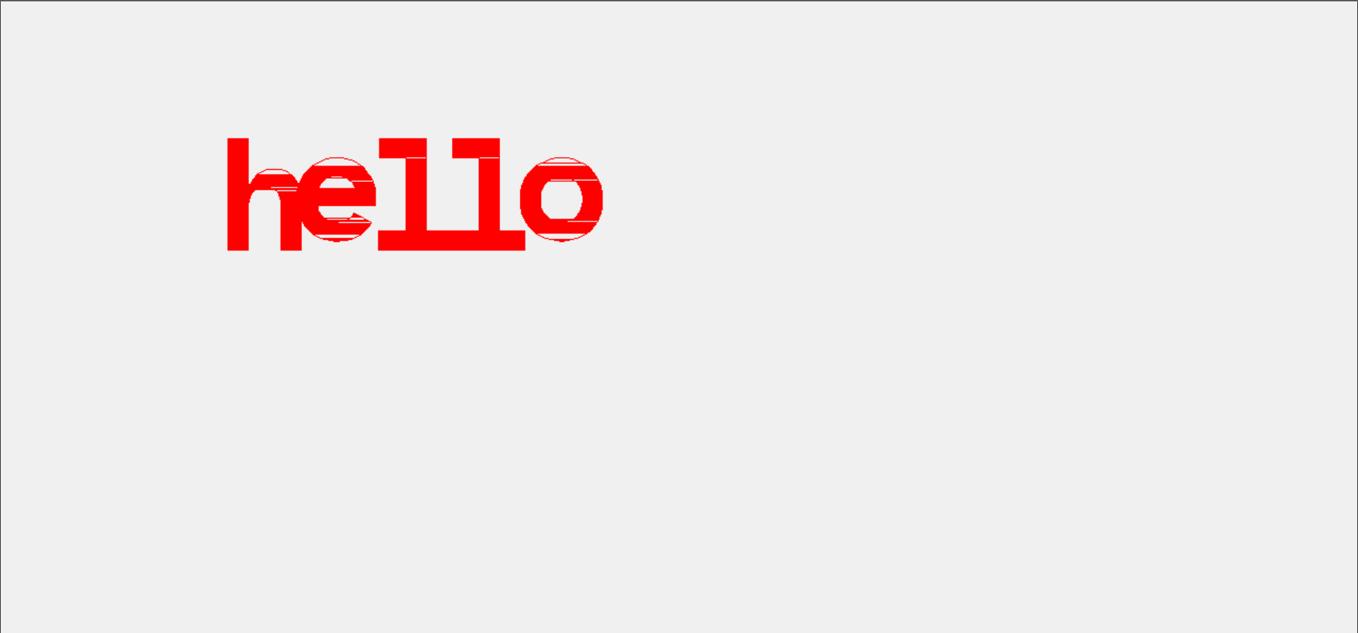 First TTF rasterized text in Fern